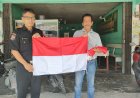 Semarak HUT RI ke-80: Senkom Mitra Polri Siak & Polres Siak Pasang dan Bagikan Bendera Merah Putih