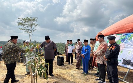 SENKOM Inhu Hadiri Peresmian SMP RMBS & Penanaman Pohon oleh LDII Inhu, Dukungan Penuh dari Pemda dan Forkopimda