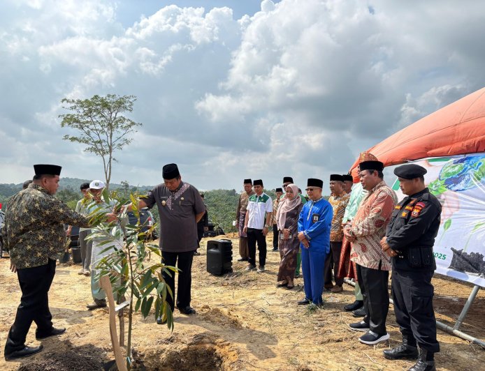 SENKOM Inhu Hadiri Peresmian SMP RMBS & Penanaman Pohon oleh LDII Inhu, Dukungan Penuh dari Pemda dan Forkopimda