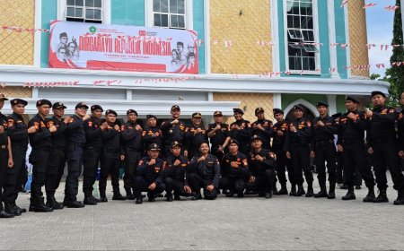 Senkom Kota Pekanbaru Ikuti Upacara Peringatan HUT RI ke 80 di AMBS