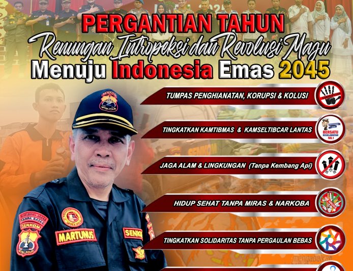 Dewan Pembina SENKOM MITRA POLRI Riau Ajak Masyarakat Maknai Pergantian Tahun dengan Introspeksi dan Revolusi Moral