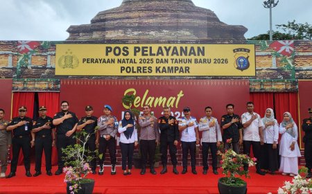 Kompol ( Purn) Martunus Pimpin Tim Supervisi Senkom Provinsi Riau Kunjungi Pospam Untuk Cek Kesiapan Pengamanan Mudik