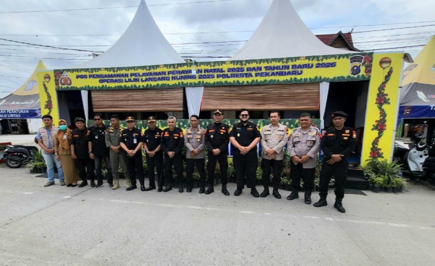 Kompol ( Purn) Martunus Pimpin Tim Supervisi Senkom Provinsi Riau Kunjungi Pospam Untuk Cek Kesiapan Pengamanan Mudik