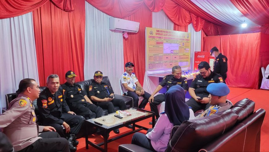 Kompol ( Purn) Martunus Pimpin Tim Supervisi Senkom Provinsi Riau Kunjungi Pospam Untuk Cek Kesiapan Pengamanan Mudik