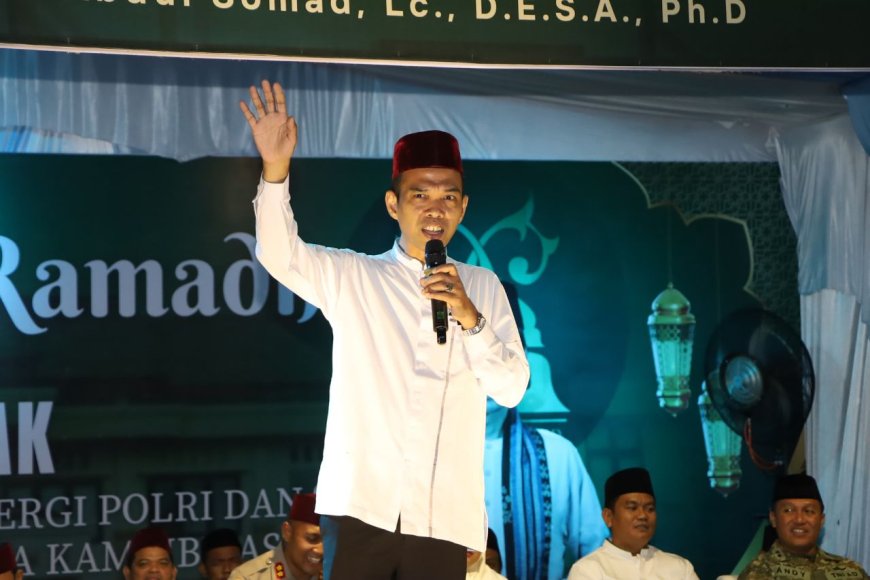 Kapolda Riau Hadiri Tabligh Akbar Ramadhan 1447 H Polres Siak Bersama UAS