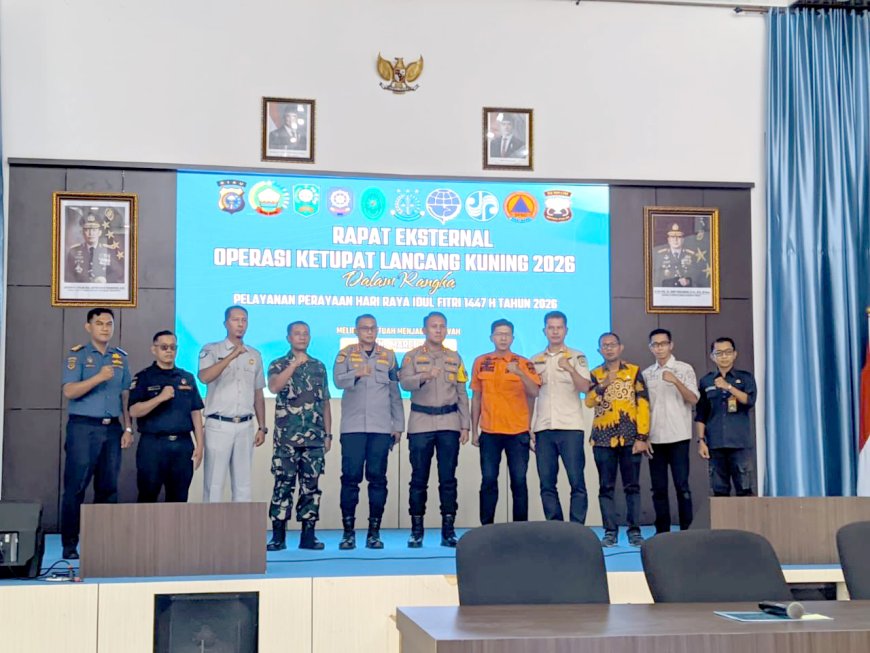 Kapolres Siak Gelar Rapat Eksternal Operasi Ketupat Lancang Kuning 2026, Perkuat Sinergitas Antar instansi