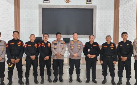Senkom Rohil Ikuti Supervisi Pembinaan Polmas Yang Digelar Polda Riau