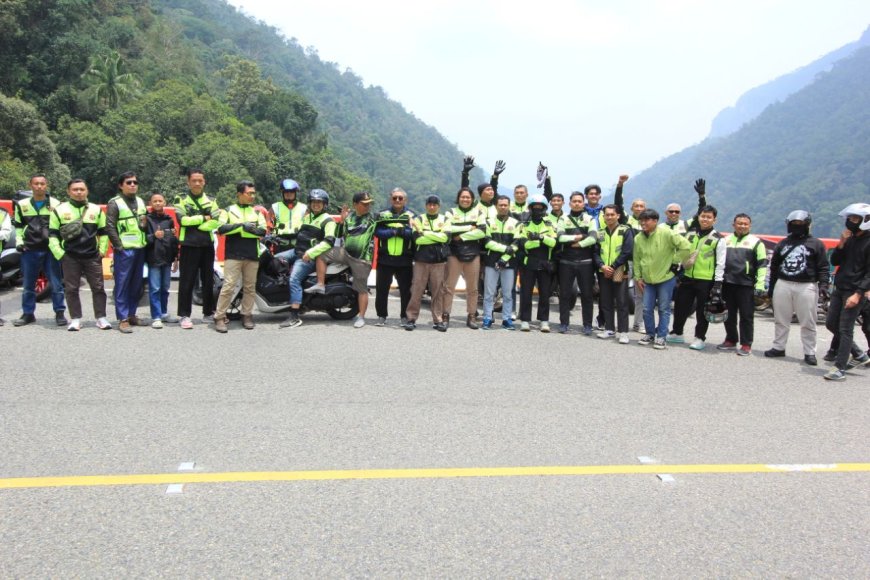 Pembina Senkom Riau Riding Motor Ratusan Kilo, Jadikan Tontonan Dan Tuntunan Dalam Kaderisasi