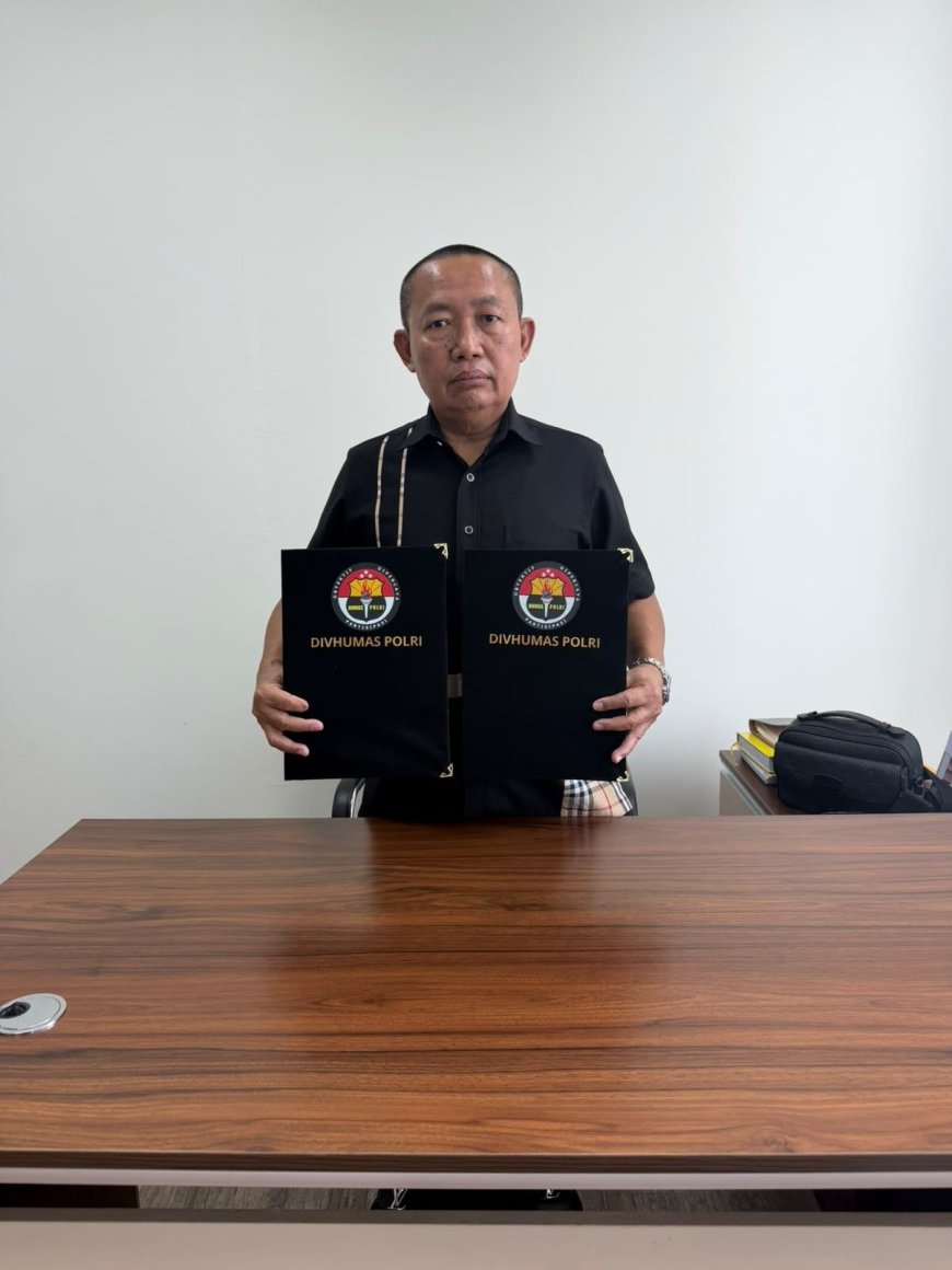 Perkuat Sinergi Informasi, Senkom Mitra Polri dan Divisi Humas Polri Teken PKS