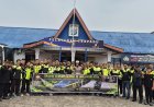 KaSatlantas Polres Kampar Lepas Touring Senkom dan JRI Chapter Kampar Menuju Sumatera Barat