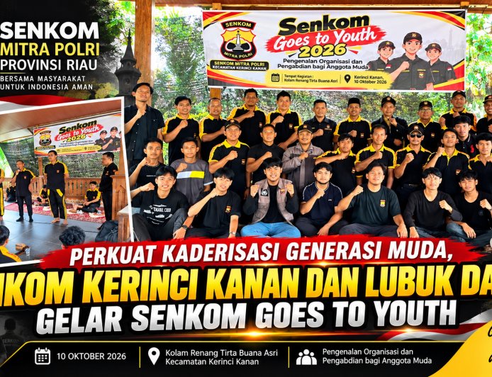 Perkuat Kaderisasi Generasi Muda, Senkom Kerinci Kanan dan Lubuk Dalam Gelar Senkom Goes To Youth