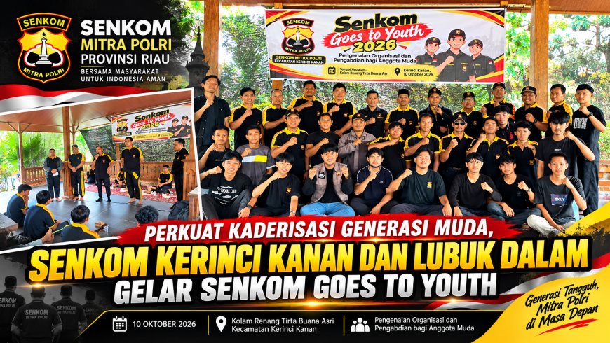 Perkuat Kaderisasi Generasi Muda, Senkom Kerinci Kanan dan Lubuk Dalam Gelar Senkom Goes To Youth
